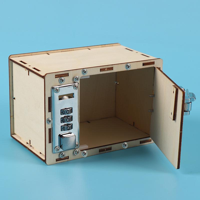 DIY Science & Tech Innovation Kit: Mechanical Password Box for Boys - Handmade Experimental Tool