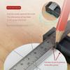 Multipurpose Triangle Ruler Double Sided for Angle/Depth/Cylinder High Precision Aluminum Alloy Triangle Ruler Tool
