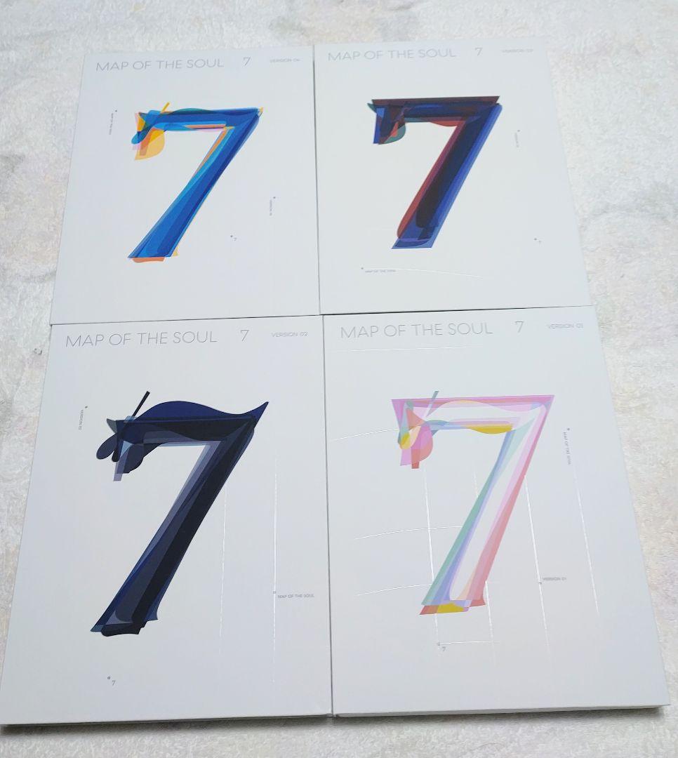

[USED] BTS CD Album MAP OF THE SOUL 7 (4 versions) BTS Photobook
