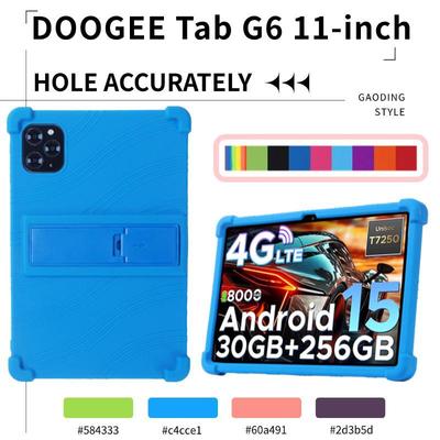DOOGEE TabG6 11" Silikonové ochranné pouzdro se stojánkem