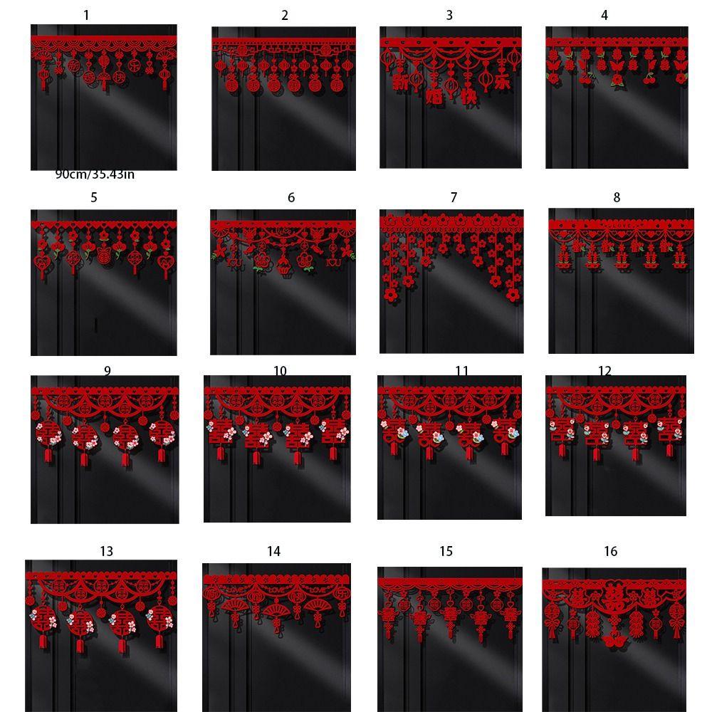 Chinese Style Hanging Banner Non-woven Wall Ornaments Wall Hanging Pendant  Curtains Decor