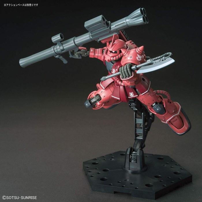 HG Mobile Suit Gundam THE ORIGIN Char's Zaku II Red Comet Ver. 1/144 Scale Color-Coded Plastic Model Multicolor (x1)