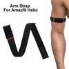 Nastavitelný elastický pás na biceps Náhradní prodyšný nylonový sportovní pás Pletený pohodlný sportovní pásek na ruku pro Amazfit Helio Fitness