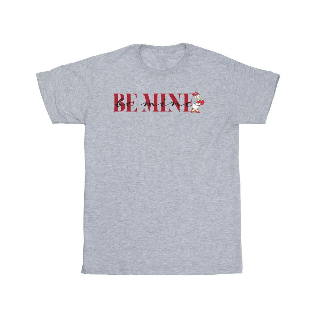 Disney Mens Valentine Be Mine Daisy Duck T-Shirt