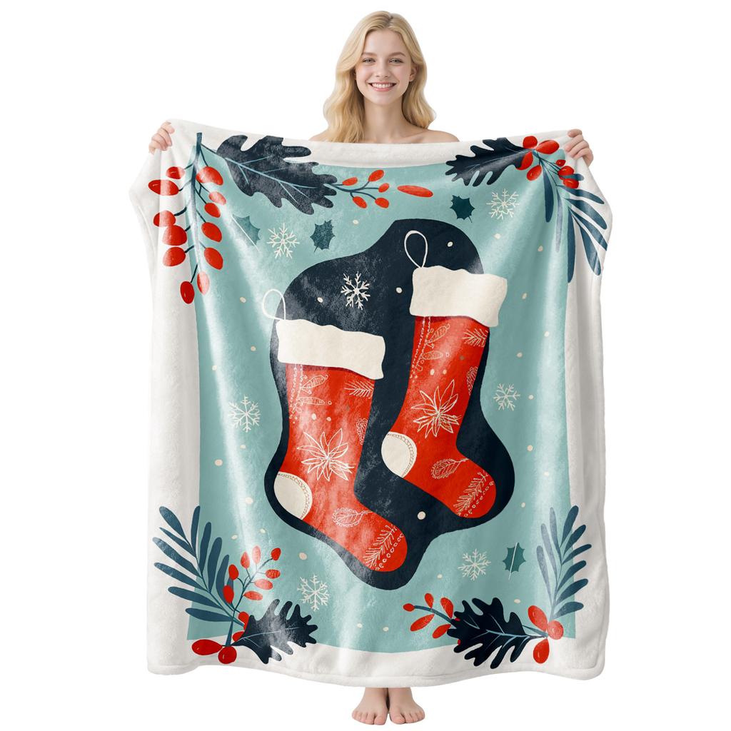 2026 Christmas flannel blanket is universal for all seasons