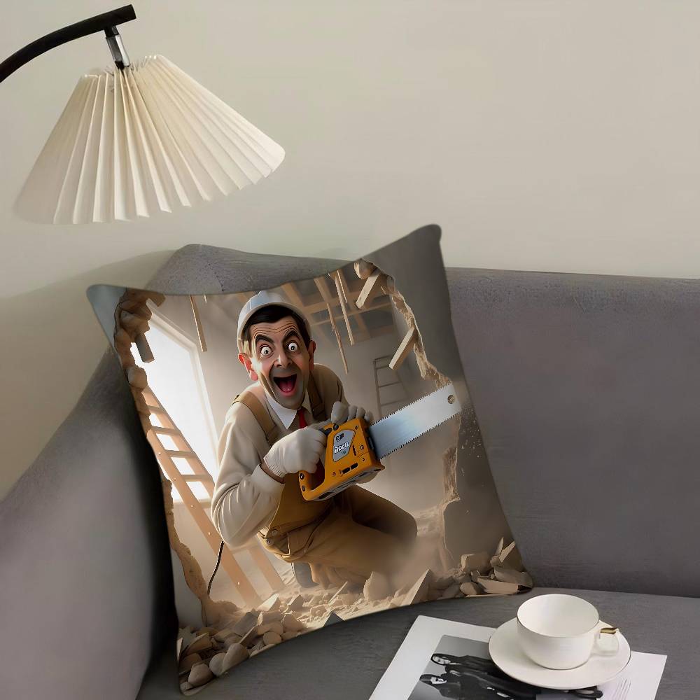 

Смешной М-Мистер. Наволочка для подушки-подушки-боба, Чехол для автомобильной подушки 45X45 см, Наволочка для поясничной подушки, Наволочка для диванной подушки 12x12Inch