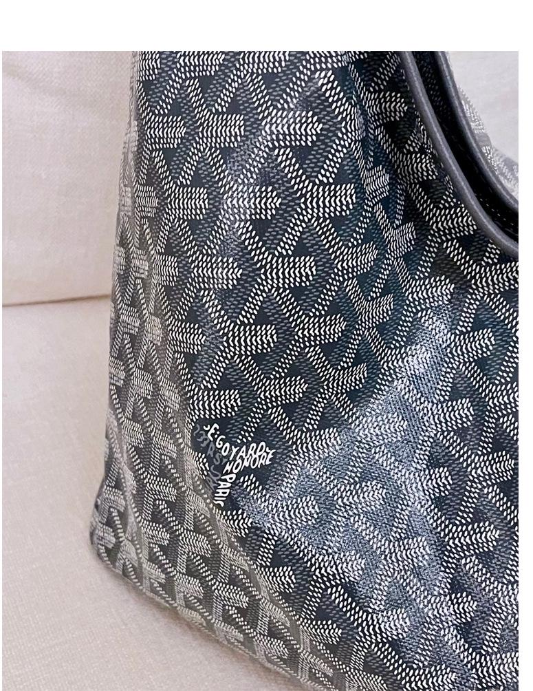 Guangzhou High-End Hobo Hundezahn Leder Schultertasche - Echtes Rindsleder, Große Kapazität Tote für Damen.