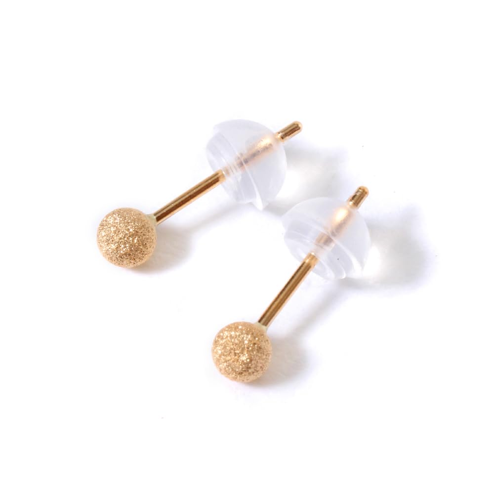 

Сережки для для обох можна носити весь круглий кулястий матовий жовтий золото [OKKO] весілля, запрошення, K18, вуха, час, простий, круглий, сережки, 3мм,