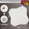 50 Piezas Hojas de Envoltura de Papel de Aluminio Térmico Aislante para Delicatessen Compatibles con Comida Caliente Papel de Envoltura para Sándwiches de Papel de Aluminio Catering para Restaurantes