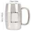 Whiskey Barrel Stainless Steel Coffee Mug Insulated Coffee Mug  Indoors and Outdoors