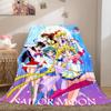 Japanese anime cute cartoon theme Sailor Moon Tsukino Usagi blanket suitable for home beds, sofa covers, office nap, outdoor warm blankets O8