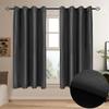 Grommet Blackout Curtains for Bedroom and Living Room - 2 Panels Set Thermal Insulated Room Darkening Curtains