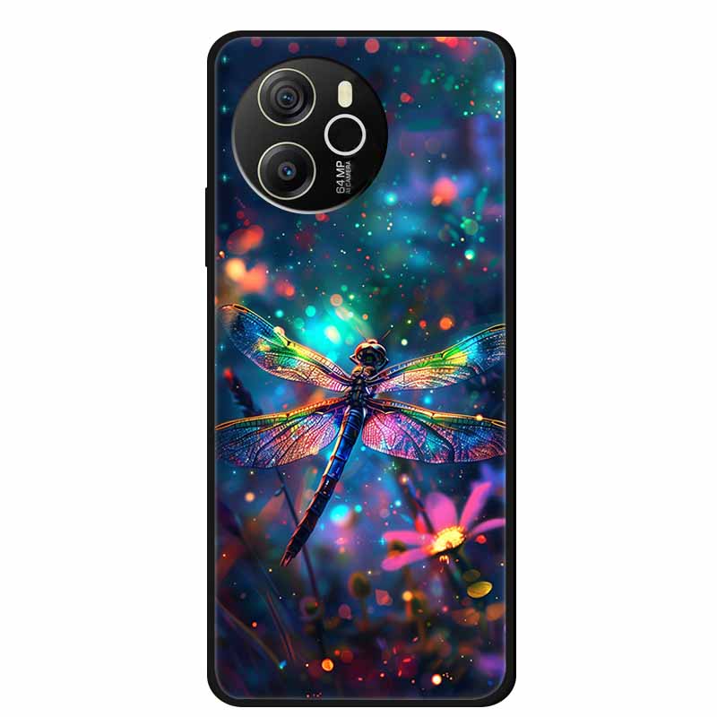 For Oscal Tiger 12 Phone Case Painted Soft TPU Silicone Cases Blackview Oscal Tiger12 4G Fashion Bumper Capa Original Back Cover