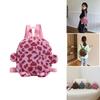 Stylish Plush Leopard Print Mini Backpack For Kids Perfect For Boys And Girls