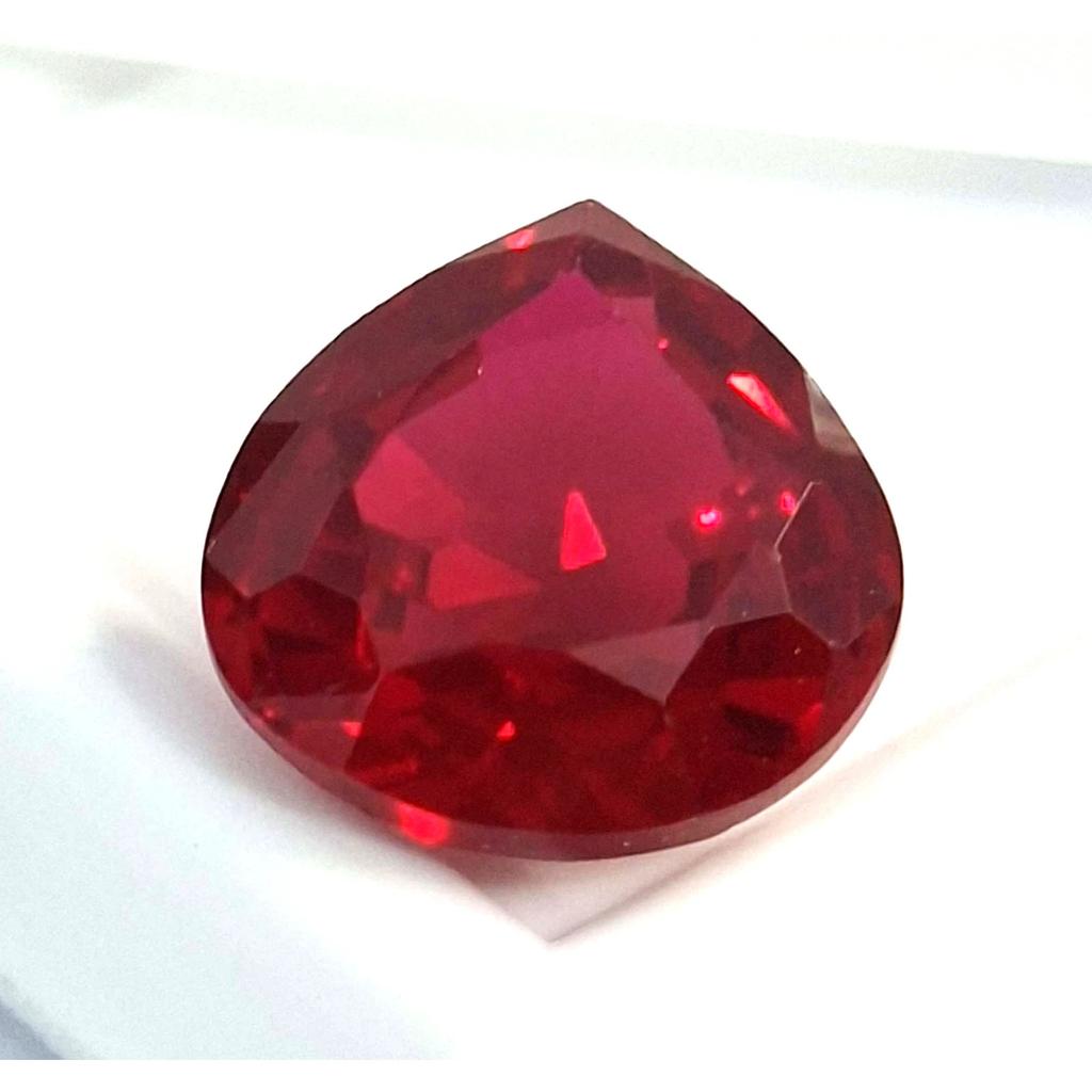 Stunning Red Ruby Mozambique Natural Pear Cut 7-9 Ct Certified Loose Gemstone