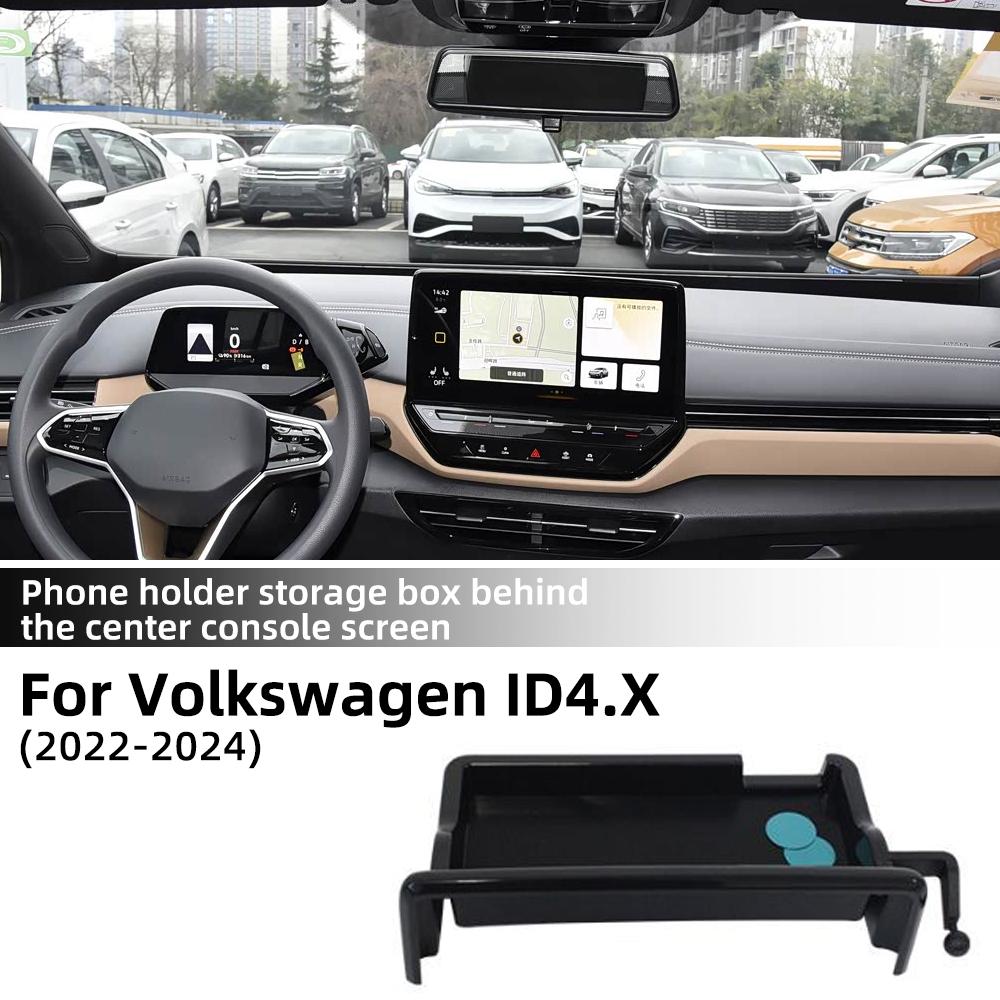 Scatola portaoggetti per cruscotto per VW ID.4 ID4 CROZZ 2022-2026 Vassoio nascosto per console centrale