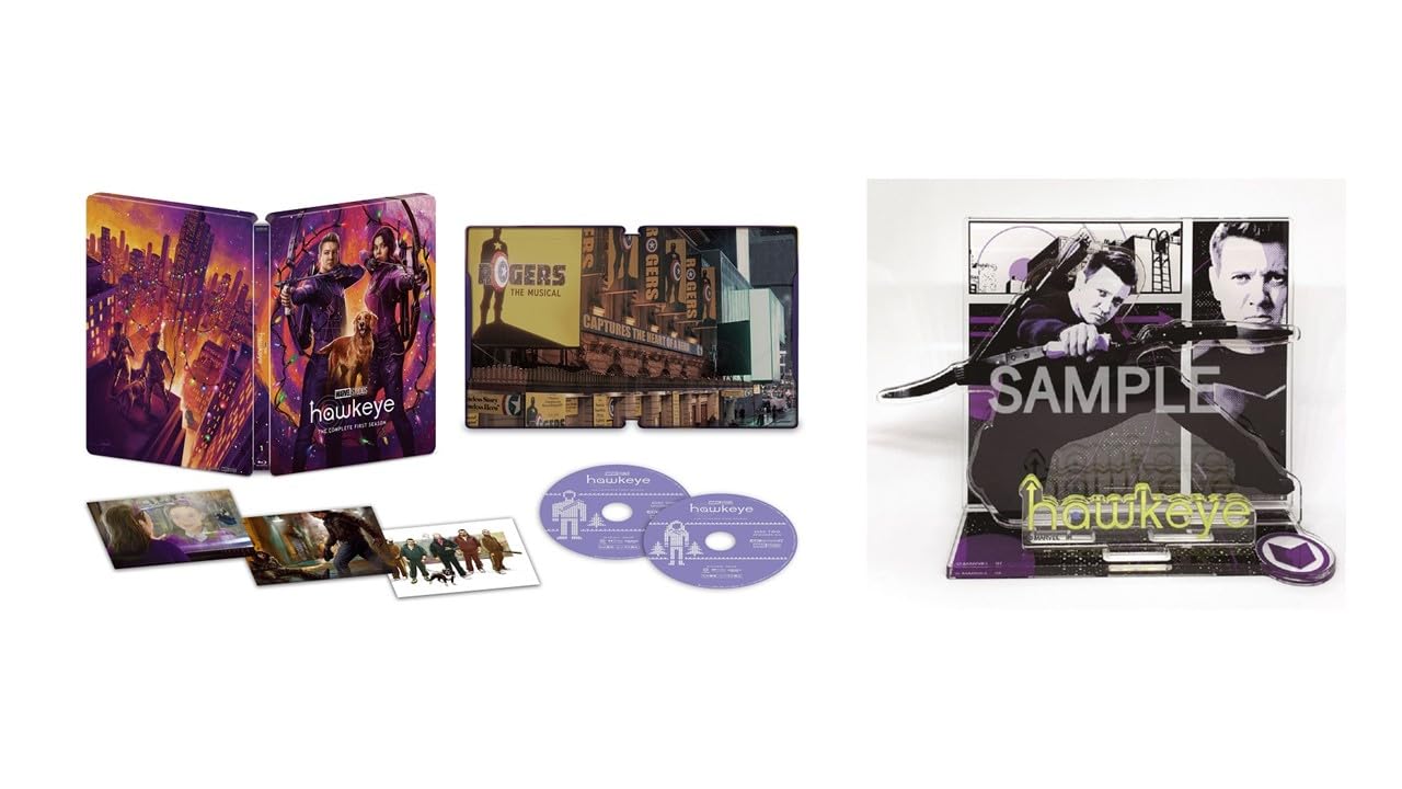 

Hawkeye 4K UHD Edition Steelbook Включает Акриловую Диорамную Подставку Коллекционное (Ограниченный выпуск) [Блю рей]