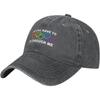 Go Through Me Pride Hearts Washed Cotton Baseball Cap Breathable Adjustable Dad Hat