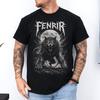 Fenrir Shirt: Norse Mythology Viking Wolf Unisex T-Shirt | Ragnarok Fenrir Tee | Nordic Mythology Werewolf Shirt | Metalhead Apparel Gift