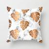 Ins Marble Geometric Print Square Pillow Cover Sofa Cushion Cover
