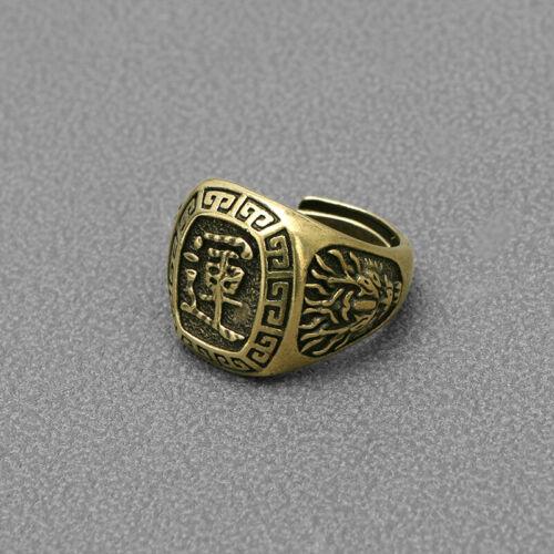 Brass Lucky Rings Accessories Adjustable Ring Copper Gifts Sculptures Statuette