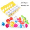50 Style Matching Smart Eggs: Educational Toys for Early Childhood Cognitive Development