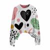 Valentine's Day Heart Long Sleeve Pullover Sweater - European & American Autumn/Winter 2026 Collection