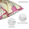 Cardcaptor Sakura Flower Pillowcase Polyester Cushion Cover Decoration Anime Cartoon Pillow Case Cover Home Wholesale 45*45cm