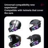 Motorcycle Headphones Double-speaker Wireless Headset Smart Cycling Headphones For Daily Commuting Travel Motorcycle Dirtbike