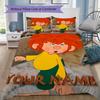 Custom Name Meister Eder Und Sein Pumuckl Bedding,Quilt Set Quilt Cover Pillowcase Home Birthday Gift(1 * Duvet Cover + 2 * Pillowcase, Without Core)_
