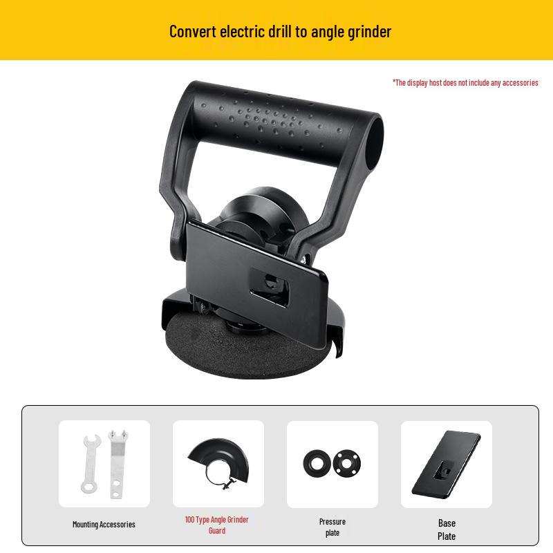 Electric Drill Conversion Kit: Hand Drill to Angle Grinder & Polisher
