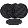Non-slip Car Storage Mat for Cups: Creative Round Soft Rubber Interior Product