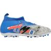 Puma Future 8 Fabric Soft Comfortable Mid-Top Kids Soccer Shoes Men Soccer Shoes Blue 108789-01