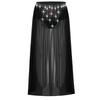 Complete Stage Look Skirt for Girls: Sparkling Rhinestone Accent on Flowy Sheer Mesh, Includes Secure Built-in Shorts