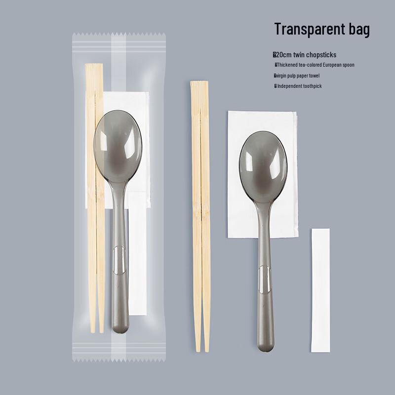 Bulk Disposable Chopsticks and Spoon Kit