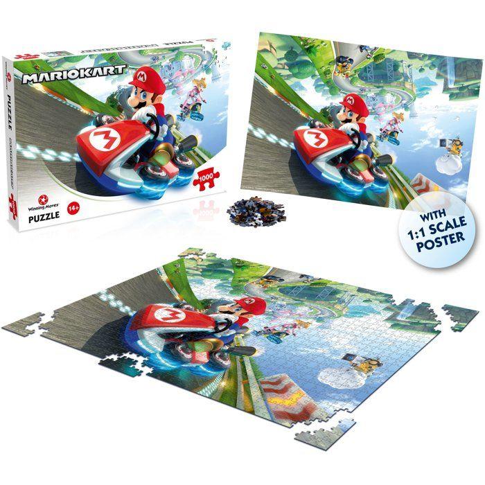 Puzzle - WINNING MOVES - Mario Kart Funracer - 1000 pieces - Des 14 ans