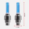 2PCS Lumières LED Vélo Vélo Bouchon de Valve de Pneu Lampe de Poche Auto Voiture Moto Valve d'Air de Pneu Rayons de Roue Lumière Accessoires de Vélo