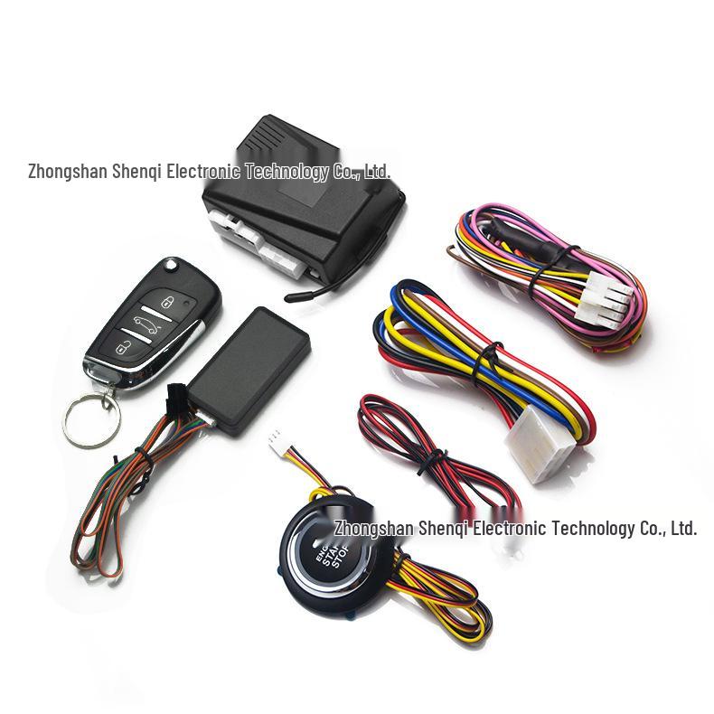 12V Car Remote Start & Anti-Theft System with Bluetooth App Control