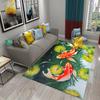 3D Colorful Oil Painting Fish Carpet for Bedroom Living Room Children's Crawling Floor Carpets Kitchen Bathroom Non-slip Rugs