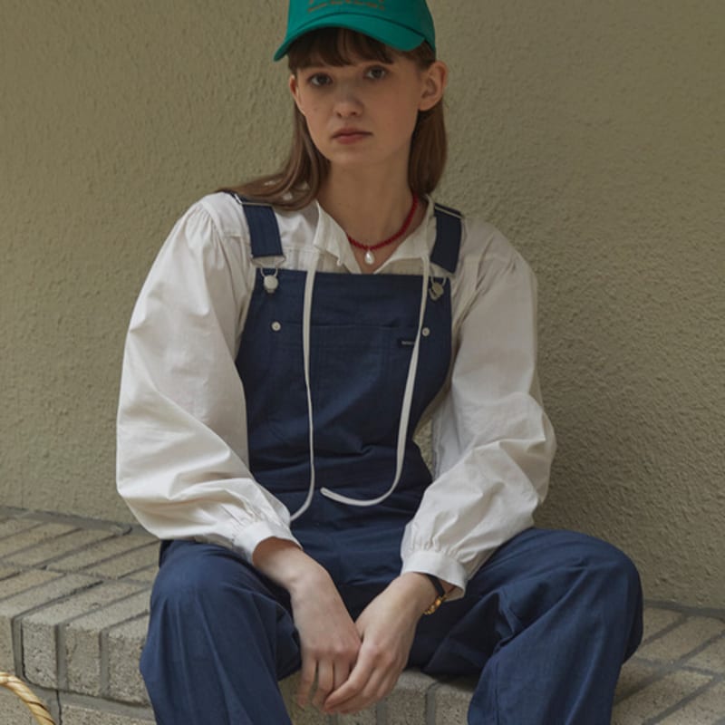 But’ton Logo Lettering Ball Cap (Green)