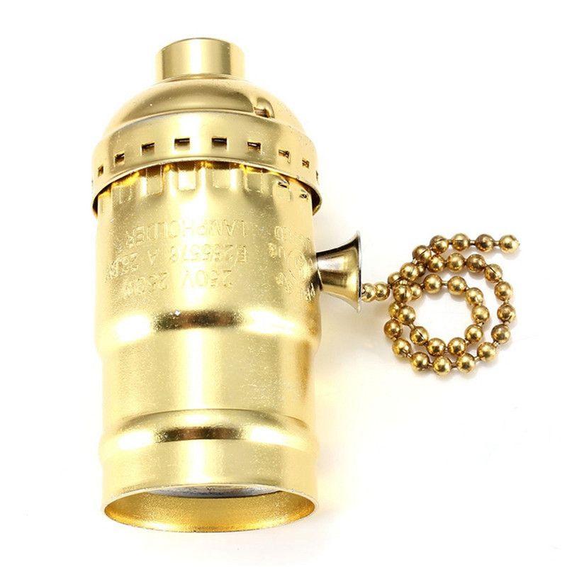 Lamp Holder Edison E26/E27 Aluminum Shell Accessories No Switch Lighting Lamp Bases Socket Holder