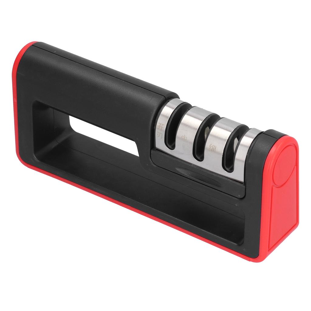 Household 3 Stages Manual Knife Sharpener Multifunctional Stainless Steel Knife Grinder