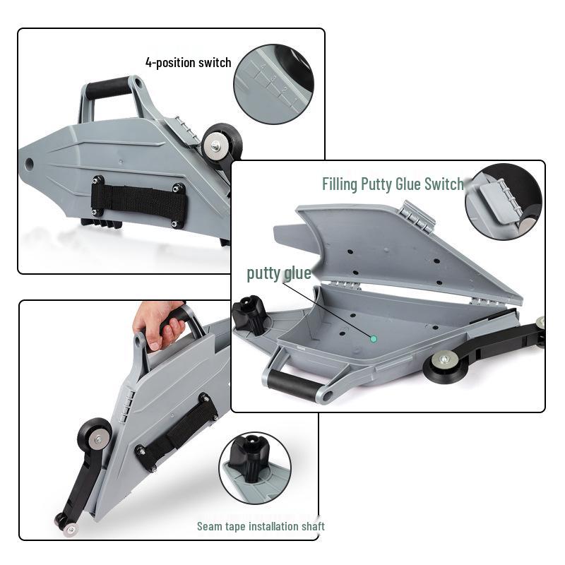 Multipurpose Gypsum Board Caulking & Splicing Quick Clamp Tool for Seam Holding