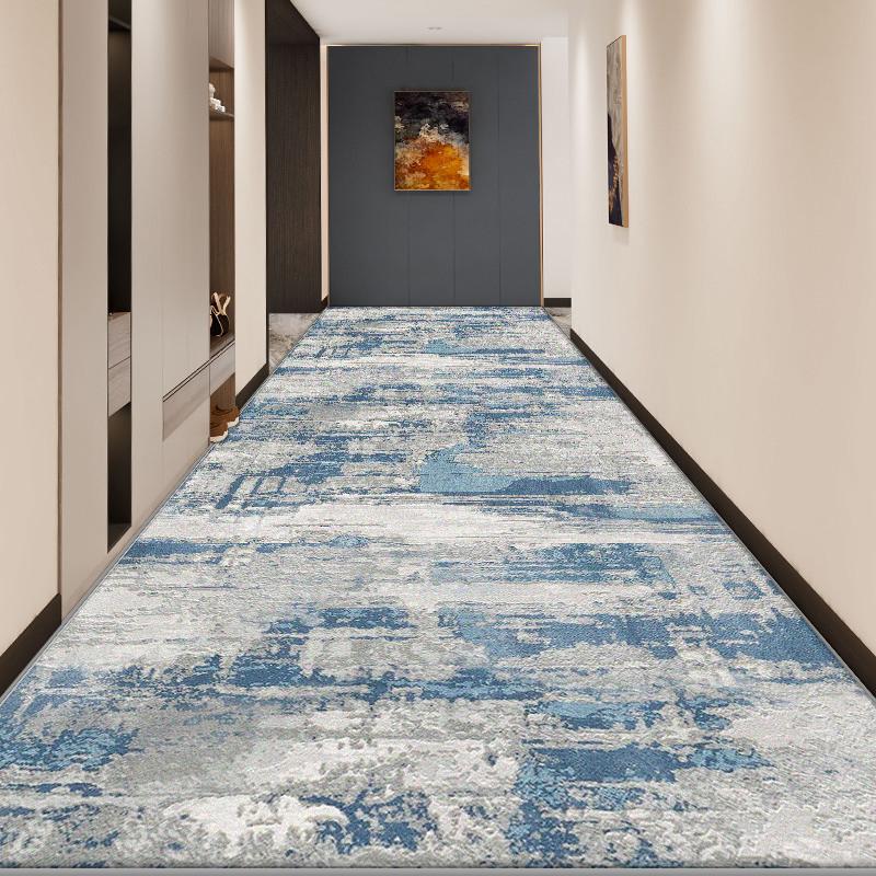 Modern Abstract Runner Corridor Carpet Living Room Decoration Home Hall Hallway Long Rugs Stairs Entryway Non-slip Anti Slip Mat