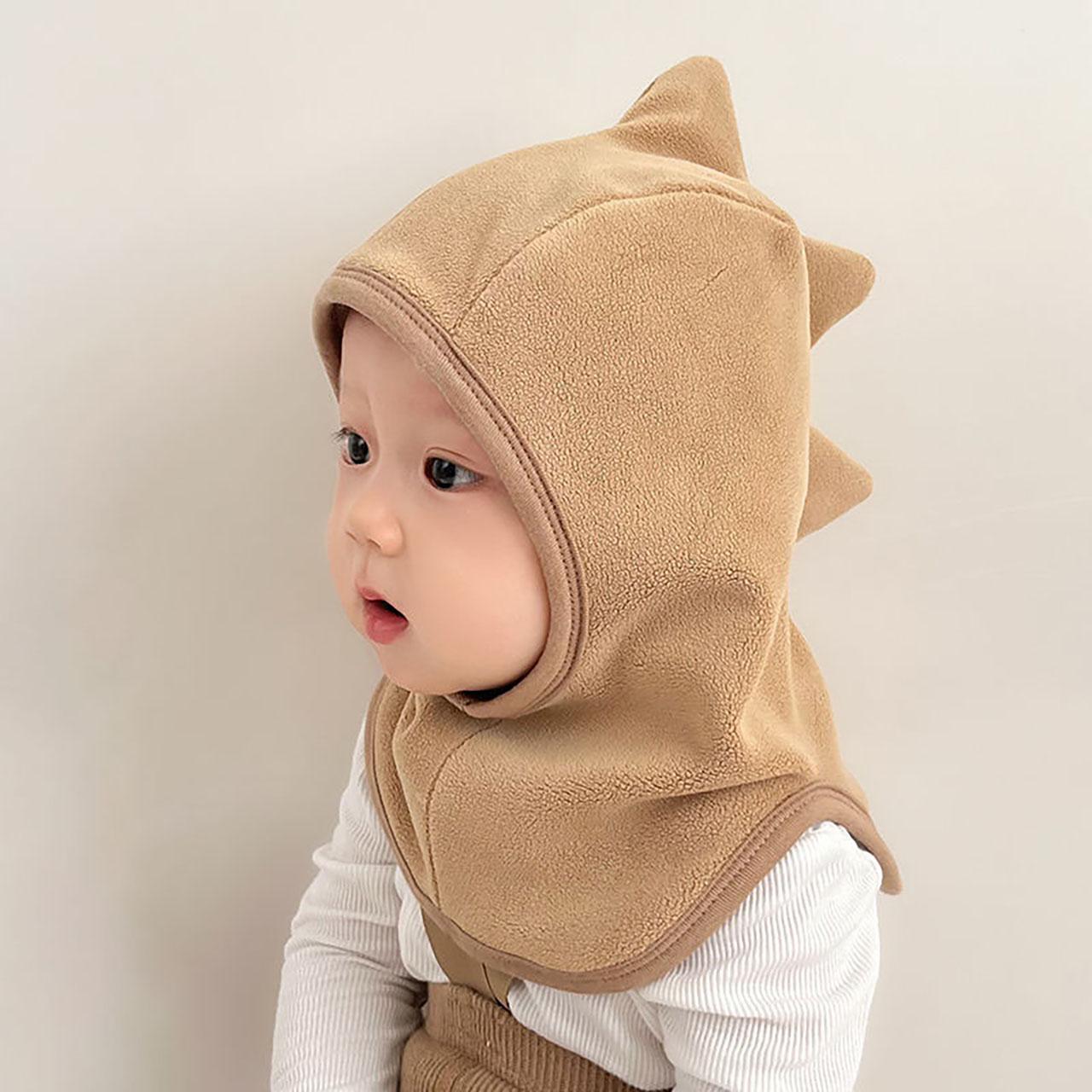 

Милый мультяшный детский шарф-капюшон, шапка, зимняя теплая детская шапка для мальчиков и девочек, мягкая шапка-бини для малышей и детей, цельная шапка хаки