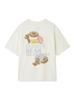 Gelato Pique Donut Bear PWCT252275 CRM F One-Point T-Shirt Women's