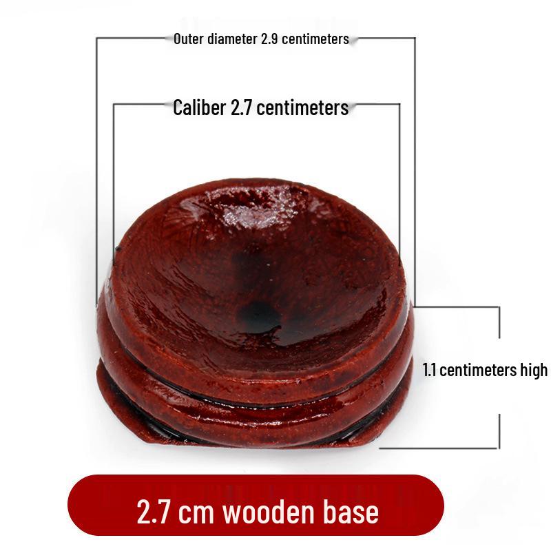 Подставка-подставка для яиц из резного дерева в форме тыквы для хрустальных шаров, круглый дизайн из палисандра.