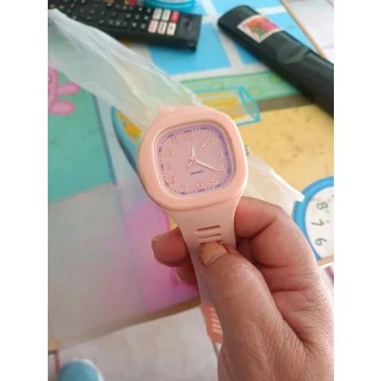 

Квадратные кварцевые часы для мужчин и женщин в простом стиле Ins, водонепроницаемые спортивные часы для отдыха, модные студенческие часы для пары