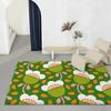 Designer O-Orla KielyS Floor Mat Eco-Friendly Flannel Doormat Non-Slip Odorless Soft Short Plush Indoor Floor Rug