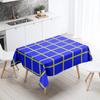 Checkered Tablecloth Black and White Plaid  Anti-Stain Waterproof Rectangular Kitchen Table Home Decoration